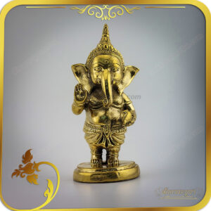 รูปหล่อลอยองค์ พระพิฆเนศ ปางเด็กถือสังข์ประทานพร