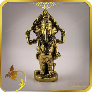 รูปหล่อลอยองค์ ทองเหลือง ปางยืนประทานพร 4 กร