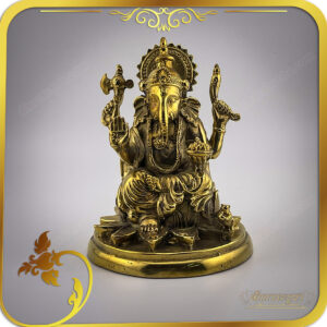 รูปหล่อลอยองค์ ทองเหลือง ปางนั่งประทานพร