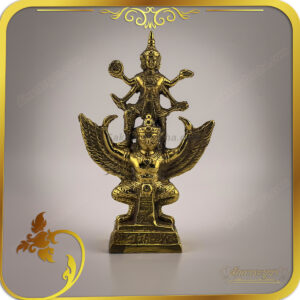 รูปหล่อลอยองค์ ทองเหลือง พระนารายณ์ทรงครุฑ