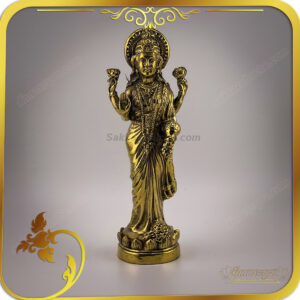 รูปหล่อลอยองค์ ทองเหลือง พระแม่ลักษมี