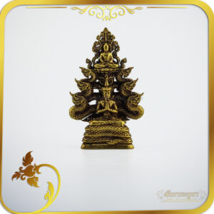 รูปหล่อลอยองค์ (องค์เล็ก) พระนาคปรกฉลุมุจลินท์นาคราชโพธิสักการ