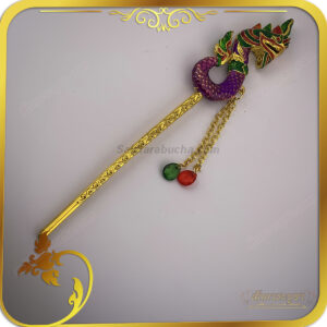 ปิ่นปักผมพญานาค 2 สี เขียว ม่วง